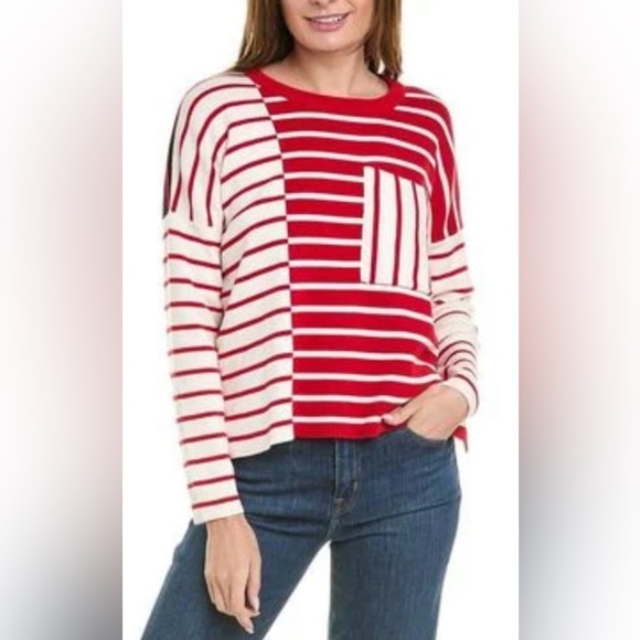 CAbi Striped Oversized Boxy Sweater, Medium,
Preppy Gameday Everyday School Work - Picture 2 of 14